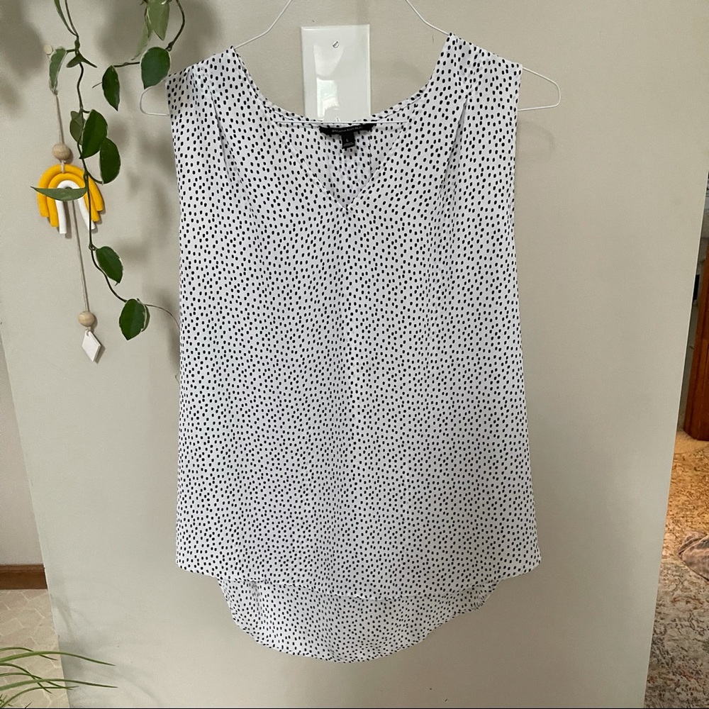 Banana Republic Silky Polkadot Shirt